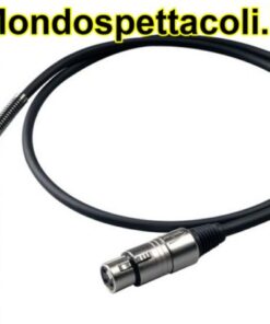 Cavo schermato cannon jack 6,3 maschio xlr femmina 6 metri