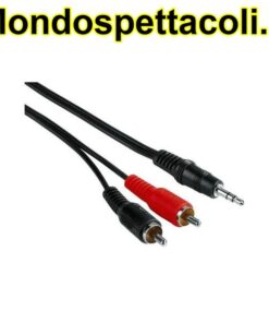 CAVO SPINA JACK 3,5MM 2 SPINA RCA 5 metri