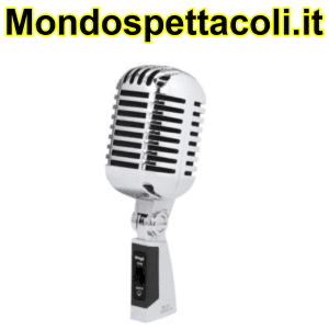 Microfono per cantare in stile retro vintage