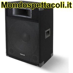 Cassa attiva 600 watt in legno 12 pollici