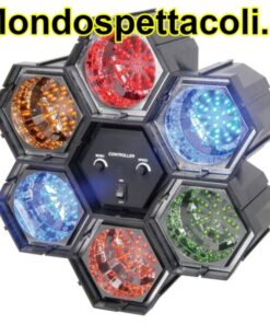 Effetto luce a LED con 6 moduli collegabili a piacimento
