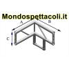Angolo 90° a 3 vie verticale - destro P25