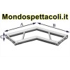 P25L - Angolo sezione piana con lato 25 cm