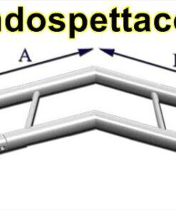 P25L - Angolo sezione piana con lato 25 cm