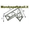 TRE40L - Angolo sezione Triangolare con lato 40 cm