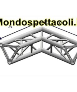 TRE40L - Angolo sezione Triangolare con lato 40 cm