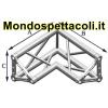 TRE40L - Angolo sezione Triangolare con lato 40 cm