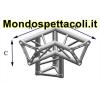 TRE40L - Angolo sezione Triangolare con lato 40 cm