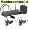 W Audio TPT-202 Twin UHF Headset Mic System