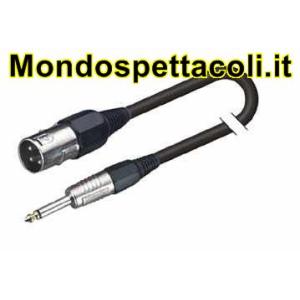 Cavo Jack maschio - XLR maschio 5 metri