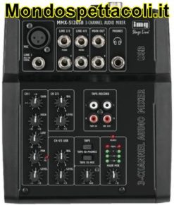 MMX-512USB Mixer audio a 3 canali