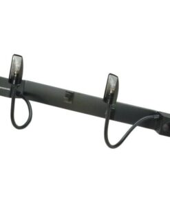 PANNELLO RACK CON 2 LAMPADE FLESSIBILI