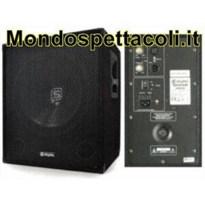 Skytec subwoofer amplificato 1000 watt 18 pollici