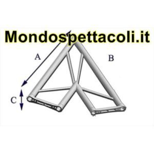 Angolo a 45 gradi orizzontale P25