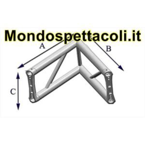 Angolo a 60 gradi verticale P25