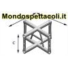 Croce a 4 vie verticale