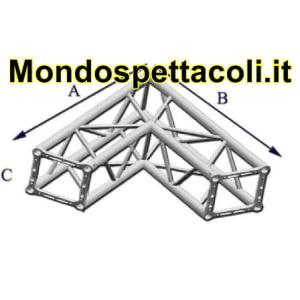 Angolo a 60 gradi a 2 vie