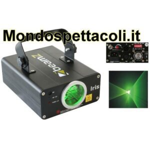 Effetto Luce LASER Verde Iris 50 mW con DMX