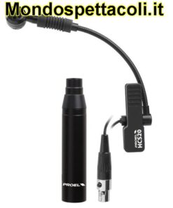 Microfono a pinza professionale per strumenti a fiato HCS20