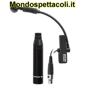 Microfono a pinza professionale per strumenti a fiato HCS20