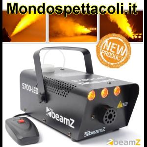 Beamz S700-LED Macchina fumo con effetto fiamma fuoco