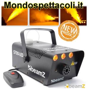 Beamz S700-LED Macchina fumo con effetto fiamma fuoco