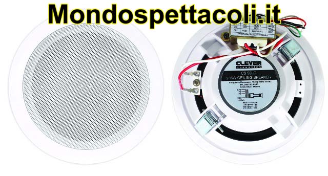 Cassa acustica ad incasso per installazione Clever 6 watt 5"