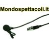 Microfono a elettrete Lavalier con clip e cavo 6m ECM-300L