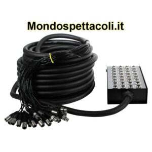 Ciabatta microfonica - W Audio XLR Multicore 24/8 30m