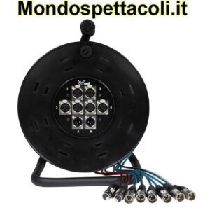 Ciabatta microfonica - W Audio XLR Multicore Drum 6/2 15m