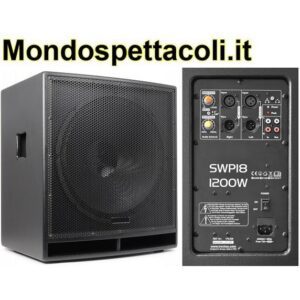 SWP18 PRO Subwoofer attivo stereo 18 pollici 1200W