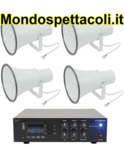 Impianto trombe per capannoni medi