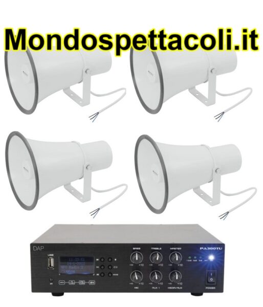 Impianto trombe per capannoni medi