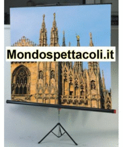 Schermo a cavalletto telo per videoproiezione 150x150 pannello