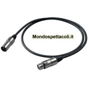 Cavo professionale bilanciato cannon xlr femmina xlr maschio 10m