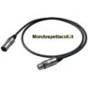 Cavo professionale bilanciato cannon xlr femmina xlr maschio 1m