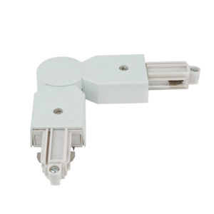 1-Phase Corner Connector Bianco - (RAL9003)