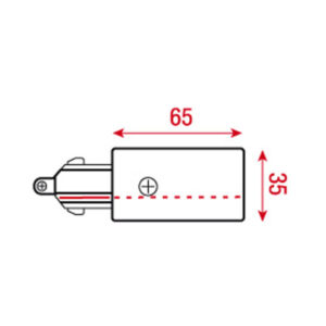 1-Phase Feed-In Connector Argento (RAL9006)