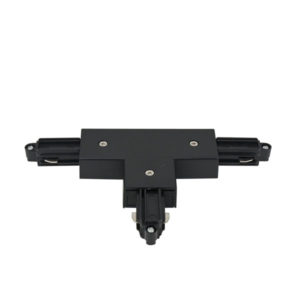 1-Phase Right T-Connector Nero (RAL9004)