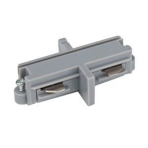 1-Phase Straight Connector Argento (RAL9006)