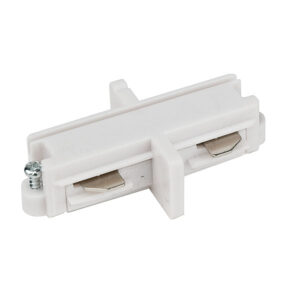 1-Phase Straight Connector Bianco (RAL9003)