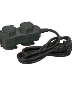 2 + 2-way IP20 Multisocket Cavo di 1,5 m 3 x 1,5 mm2