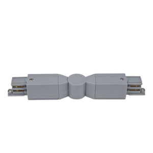 3-Phase Corner Connector Argento (RAL9006)