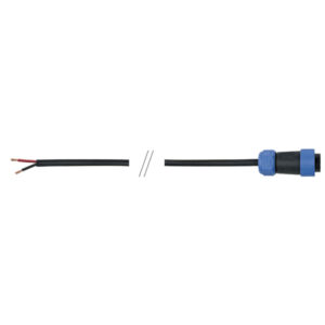 3 m 2x1 mm2 open end cable / 4-pin IP68 female connector