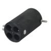 4-way connector replacement 45,7 (diametro)mm, Nero