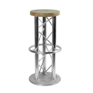 ALUTRUSS Bar Stool with Ground Plate
