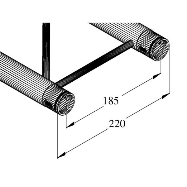 ALUTRUSS DECOLOCK DQ2-4000 2-way Cross Beam