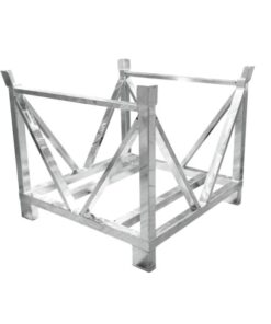 ALUTRUSS Dolly for Steel Base Plates Square 80x80
