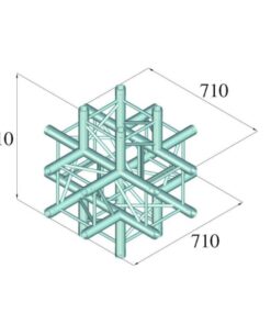 ALUTRUSS QUADLOCK 6082C-61 6-Way Cross Piece