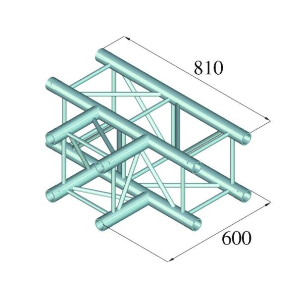 ALUTRUSS QUADLOCK TQ390-QQT35 3-Way T-Piece